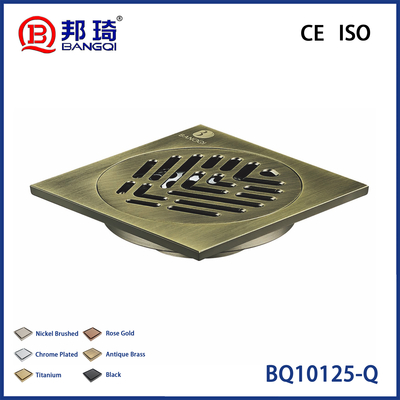 Bom preço BQ10125-Q Esgoto de chão de latão on-line